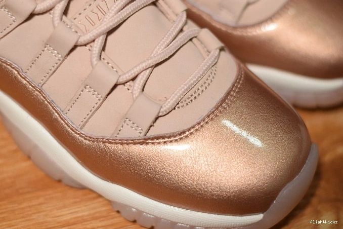 Low AH7860-105 Air Rose Gold GS Jordan 11 1020